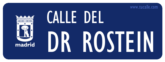 cartel_de_calle-del-Dr Rostein_en_madrid